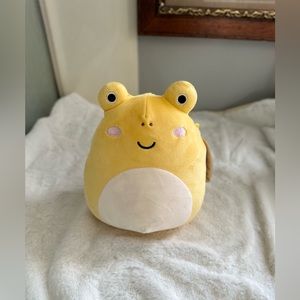 Official KellyToy Squishmallows Leigh the Yellow Frog 8 Inch NWT